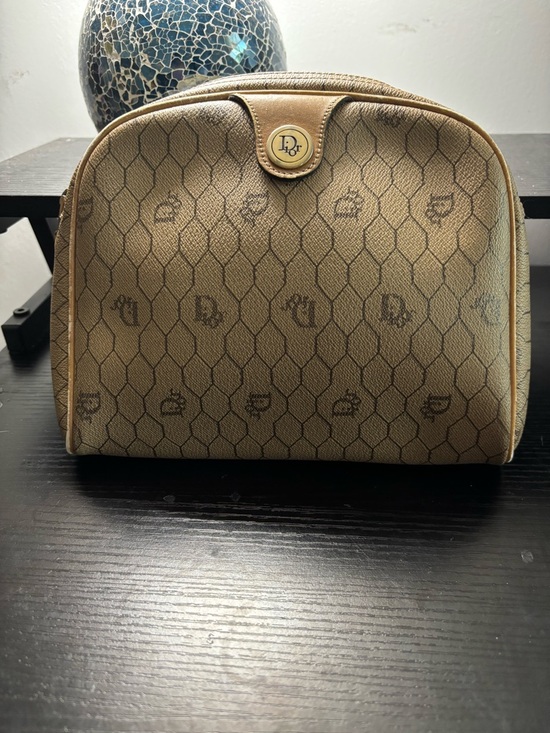 Dior Handbags - Authentic Vintage Christian Dior Honeycomb Canvas Clutch / Crossbody Bag